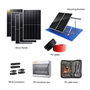 Kit solaire autonome empilable 12 kW intégré avec 2 onduleurs MPPT haute fréquence 6 kW et 3 batteries 5 kW IP20 CAN - Product Image 4