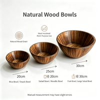Bol à fruits en bois massif Sappanwood, bol en bois naturel pour la maison, fabricant de bols en bois, vente en gros et personnalisation disponibles