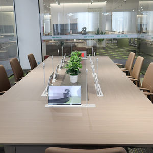 Bureau <span class=keywords><strong>de</strong></span> <span class=keywords><strong>conférence</strong></span> long et intelligent avec microphone, table <span class=keywords><strong>de</strong></span> formation et <span class=keywords><strong>de</strong></span> <span class=keywords><strong>conférence</strong></span> moderne pour bureau d'entreprise, mobilier <span class=keywords><strong>de</strong></span> bureau - Product Image 4