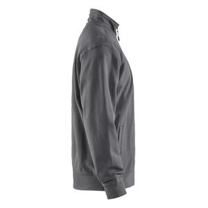 BLAKLADER - 337111589800XS <b>Sweatshirt</b> with full zip Dark grey - EAN 7330509605097 <b>WORK</b> HOODIES - Product Image 3