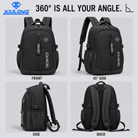 Sac à dos léger, imperméable, grande capacité, multi-poches, pour homme, collège, travail, voyage, quotidien, décontracté, directement de l'usine
