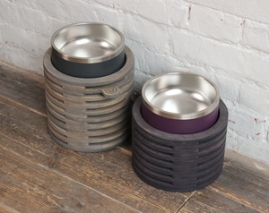 ODM OEM Eco-Friendly 4-Cup <b>Dog</b> <b>Bowl</b> Stand Custom Automatic Rectangle Shape Yeti Design Stable Attractive for <b>Small</b> Pets Wood - Product Image 6