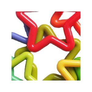 Werbeartikel Pentagramm-Ring Babyspielzeug Zubehör Kundenspezifische Bunte Plastikspielzeuge - Product Image 2