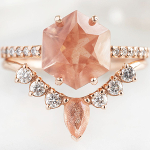 Anillo de Compromiso de Plata de Ley 925 de Estilo Vintage con Piedra Preciosa de Piedra Solar Natural, Diseños Únicos para Bodas o Fiestas - Product Image 5