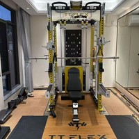 Équipement de fitness multifonctionnel Smith Squat Rack Machine pour usage domestique Smith Machine