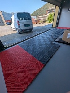 Thiết kế hiện đại Modular lồng vào nhau gạch lát sàn nhà để xe đầy màu sắc chống trượt nhựa sàn nhà để xe Thảm dễ dàng bấm vào cho xe - Product Image 2