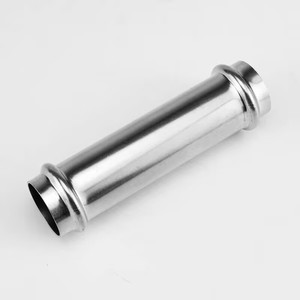 4 minutes, 6 minutes, joint de manchon de carte en acier inoxydable de 1 pouce, <span class=keywords><strong>tuyau</strong></span> direct à <span class=keywords><strong>double</strong></span> compression à <span class=keywords><strong>paroi</strong></span> mince de diamètre égal - Product Image 1