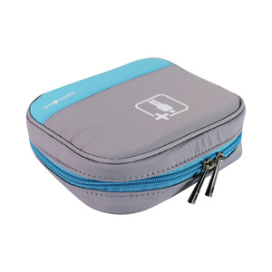 Trousse de premiers secours portable en nylon, mini, avec fermeture éclair, pour la formation, dispositif médical sauvageur - Product Image 3