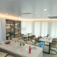 Maison flottante de luxe moderne à énergie solaire, bateau ponton en aluminium, yacht, villa flottante modulaire, catamaran, bateau à double pont 16