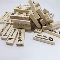 48 Piezas de Bloques de Construcción Traviesos para Parejas, Juego Romántico de Apilamiento para el Día de San Valentín, Noche de Citas, Regalos de Aniversario