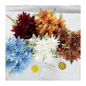 <span class=keywords><strong>Flor</strong></span> de Anémona Marina Artificial Natural de Alta Calidad PPS, Flores de Anémona Marina de Seda de 42 cm para Decoración del Hogar - Product Image 3