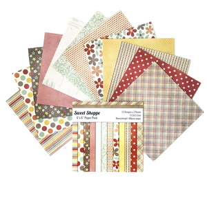 Papier de scrapbooking GF 24 feuilles, thème Amour Art Populaire, pour origami, fabrication de cartes DIY, décoration maison, <span class=keywords><strong>cadeau</strong></span>, fonds artistiques et artisanat Sweet Dot - Product Image 1