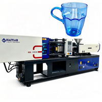 Machine de moulage par injection servo Hai Tian 120 tonnes d'occasion à vendre, 90% neuve, PP PE ABS PC PA HDPE PET pour petits produits