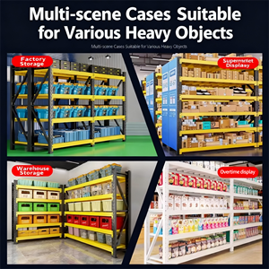 산업용 강철 차고 창고 보관 랙, 적재 용량 100kg 및 150kg - Product Image 4