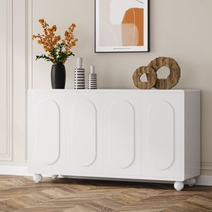 Buffet moderne en bois Tribesigns avec armoire de rangement pour salon/cuisine/entrée/hall HOGA-NY193 Armoire buffet HOGA-NY19 - Product Image 3