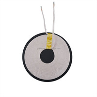 Module de bobine de charge sans fil spirale haute performance RX TX avec blindage en ferrite souple pour coque de smartphone, écouteurs TWS et montre connectée (récepteur)