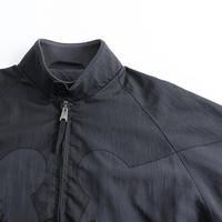 Blouson Bomber Aviateur Décontracté Léger et Court, Style Streetwear, Coupe Varsity, avec Empiècements Color Block Bleus, Tendance Mode Extérieure