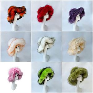 Sombreros de Pescador Unisex Fury, Elegantes, Modernos, de Felpa, para Otoño e Invierno, Gruesos, Cálidos, de Piel Sintética, Casuales, para Pesca - Product Image 2