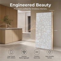 Dalles de sol en terrazzo artificiel haute durabilité, couleur personnalisée, pour villas modernes, appartements, hôtels, escaliers