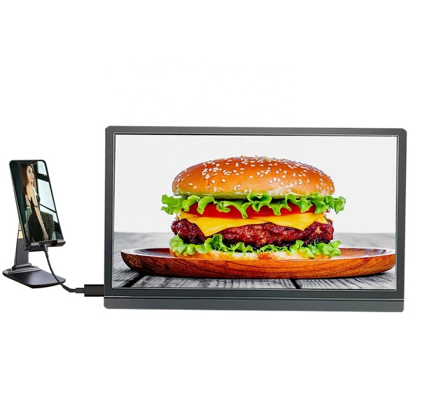 13.3'' 1080p IPS Portable Monitor FHD Gaming Monitor Monitors Pc with TYPE-C HDMI Ports for Laptop Computer Phone