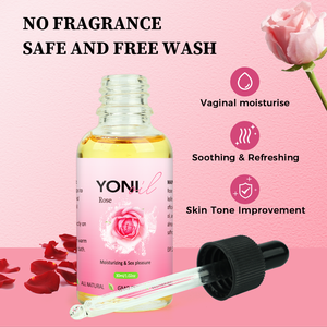 Huile de massage Yoni, huile essentielle de rose, flacons intimes pour la zone vaginale - Product Image 2