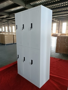 Customized 6-<b>Door</b> Steel Locker with Key <b>Lock</b> <b>for</b> Gym <b>Bedroom</b> or Swimming Pool <b>for</b> Office Use - Product Image 2