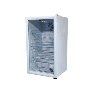 MEISDA SC9898LファクトリーメタルR134aR600aミニ冷蔵庫小型ドリンクビールディスプレイ冷蔵庫