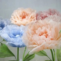 Nouvelles Fleurs en Papier Mécaniques à Ouverture et Fermeture Automatiques 2025 – Grandes Décorations de Scène Économiques pour Mariages