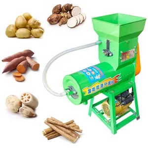 2023 Farm wholesale commercial cassava slicing and shredding machine peeling granulator flour processing machine in india