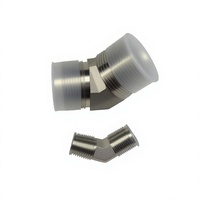 Raccord hydraulique droit en acier au carbone et acier inoxydable haute durabilité, adaptateur de tuyau haute pression