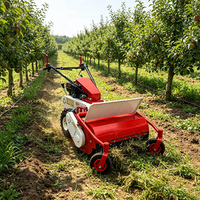 Motoculteur rotatif télécommandé 860L 15HP 4 temps, type chenillé, petit cultivateur de jardin, pour l'agriculture et les vergers