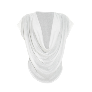 Viviblook J26TP303 T-shirt d'été pour femme, nouveau pull décontracté à col en V profond, haut à manches courtes pour le quotidien - Product Image 4