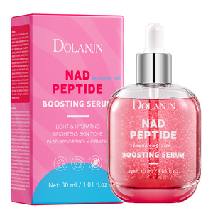 Sérum Peptidique NAD, Sérum Visage Riche en <span class=keywords><strong>Niacinamide</strong></span>, Éclaircissant et Raffermissant, Absorption Rapide, Hydratant, Flacon compte-gouttes 30ml, OEM - Product Image 1