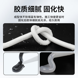 Scellant silicone neutre haute résistance 995, adhésif structurel pour murs extérieurs, résistant aux intempéries pour le travail du bois, emballage en gros - Product Image 5