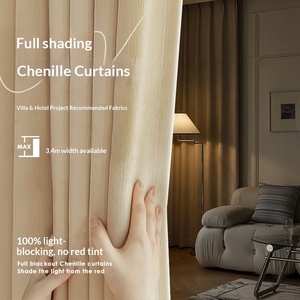 Cortinas Opacas Modernas de Alta Calidad, Cortinas Plisadas de Color Puro, Decoración de Ventanas para Dormitorio, Oficina, Sala de Estar - Product Image 4
