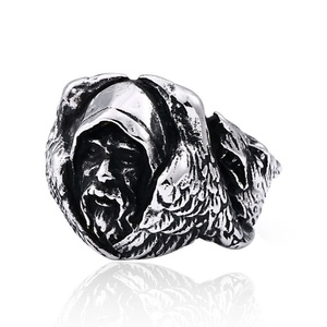 Anillos de Moda de Acero Inoxidable al por Mayor para Hombre con Diseño de Cobra y Serpiente - Product Image 3