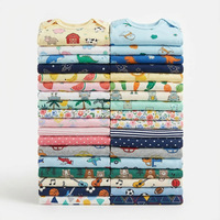 Combinaison pour bébé Inbeja en coton pur, été, nouveau-né, adorable combinaison pour nourrisson, motif animal, barboteuse à boutons