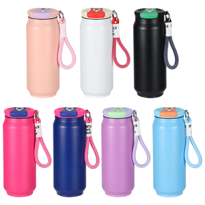 Nouvelle tasse en forme de canette de soda de 400 ml avec logo personnalisé, gobelet isotherme portable pour les voyages - Product Image 1
