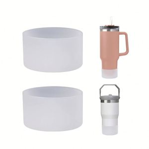 Cup Accessories Silicone Boot Sleeve Protective <b>Water</b> Bottle Cup Bottom Bumper Cover 40 Oz 30 Oz for Stanley <b>Bulk</b> Adults - Product Image 4