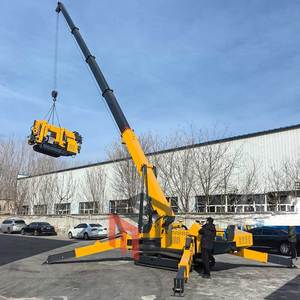 Grúa Araña Eléctrica Diésel de 1.5, 4, 8, 10, 12, 15 y 16 Toneladas, Mini Grúa Araña con Pluma Telescópica y Cesta Elevadora de Personal - Product Image 3