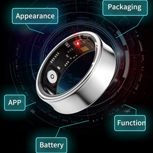 SHR Health Care Ring Smart AI Análisis Ritmo cardíaco Actividad del sueño Multideportes Fitness Tracker Smart APP Anillo Inteligente 2026 - Product Image 1