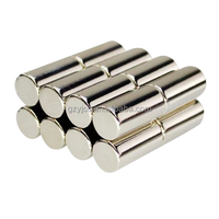 Aimant cylindrique en néodyme fritté NdFeB personnalisé N35/N42/N45/N52, aimant en forme de tige, aimanté axial/radial, plaqué nickel