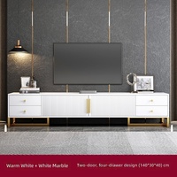 Meuble TV moderne minimaliste en bois, meuble de rangement sur pied, meuble de salon, combinaison étroite de meubles muraux, panneau mural de luxe léger
