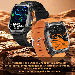 Montre connectée QX18 avec positionnement GPS, lampe torche LED, boussole, batterie 630 mAh, suivi de la <span class=keywords><strong>santé</strong></span>, tracker de fitness en plein air - Product Image 2