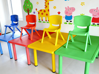 Ensemble table et chaise coloré pour enfants, idéal pour la maternelle et la crèche (vente en gros)