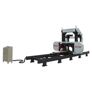 Movable hydraulic horizontal wood cutter for home or farm