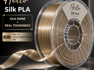 Filamento para Impresora 3D Hello Silk PLA 1.75mm 1kg, Acabado Sedoso Resistente, Opciones de Color Personalizadas para Bambu Lab, Creality, Anycubic - Product Image 5
