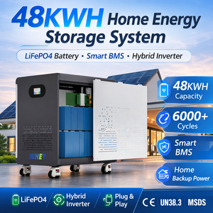 Batterie LiFePO4 48V 560Ah 28kWh à consommation solaire autonome avec BMS intelligent, communication CAN et protection IP21 pour la maison - Product Image 1