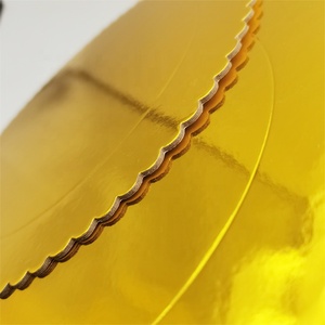 Fabrik Großhandel Weiß Silber Gold Überbackene Folie Kuchen Basis Runde Kuchen brett Kuchen Werkzeuge - Product Image 5