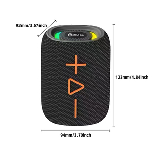Altavoz MKTEL S308, Portátil y Conveniente, Espectáculo de Luces Dinámicas, Sonido Estéreo de 10W, Conectividad Perfecta, 6 Horas de Música Continua - Product Image 4